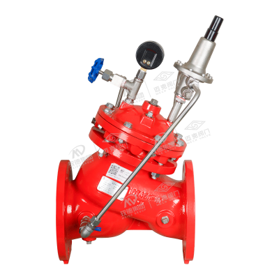 法蘭式雙腔泄壓持壓閥